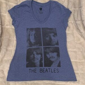 The Beatles Heather Blue Women's Tee